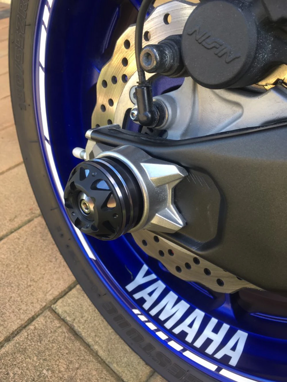 Передняя Задняя ось мотоцикла вилка Краш Рамка слайдер Крышка для Yamaha MT07 Краш протектор FZ 07 MT-07 FZ07