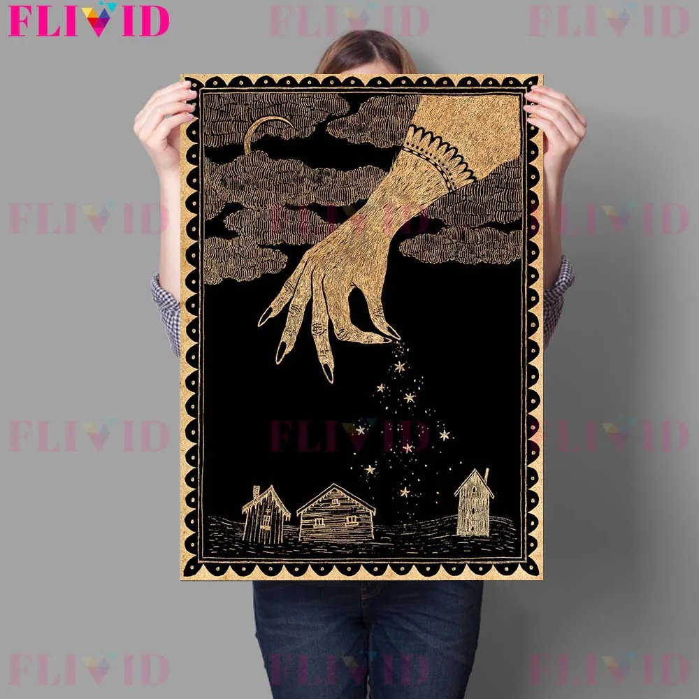 

Абстрактный настенный постер "Ведьма"