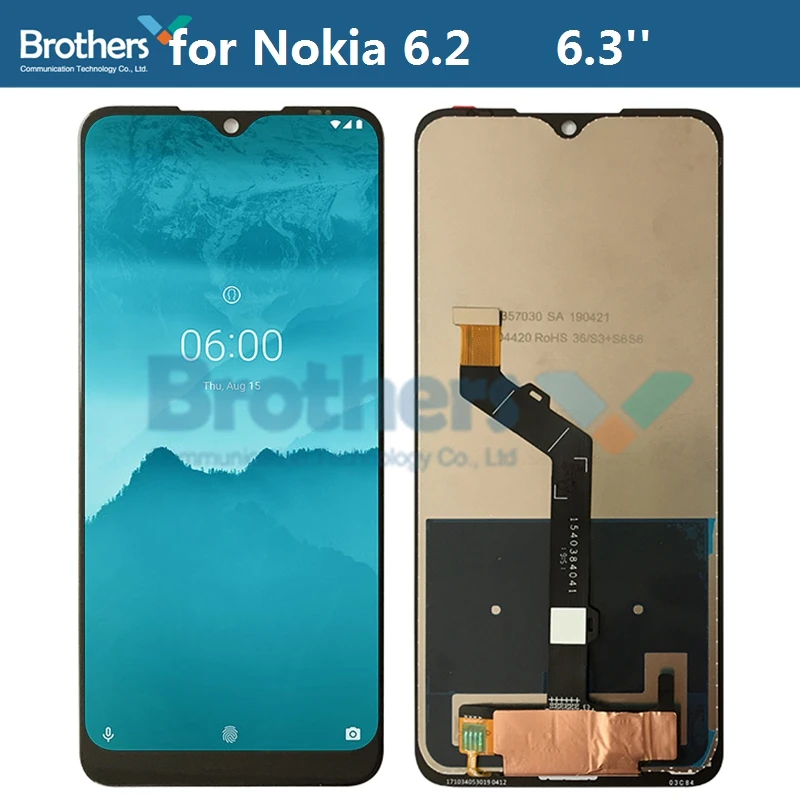 Оригинальный ЖК экран 6 3 ''для Nokia 2 7 дисплей для TA 1198 в сборе сенсорный с