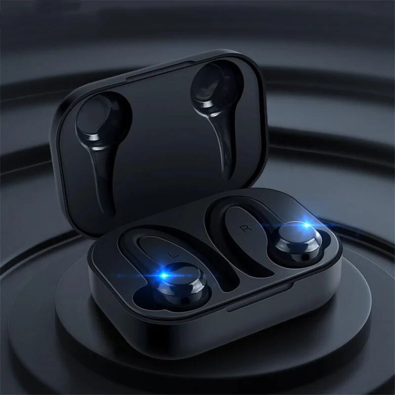 

Беспроводная Bluetooth-гарнитура, спортивные наушники с ушным крючком, Hi-Fi стереонаушники, для iphone Samsung Note Huawei Mate Xiaomi Redmi