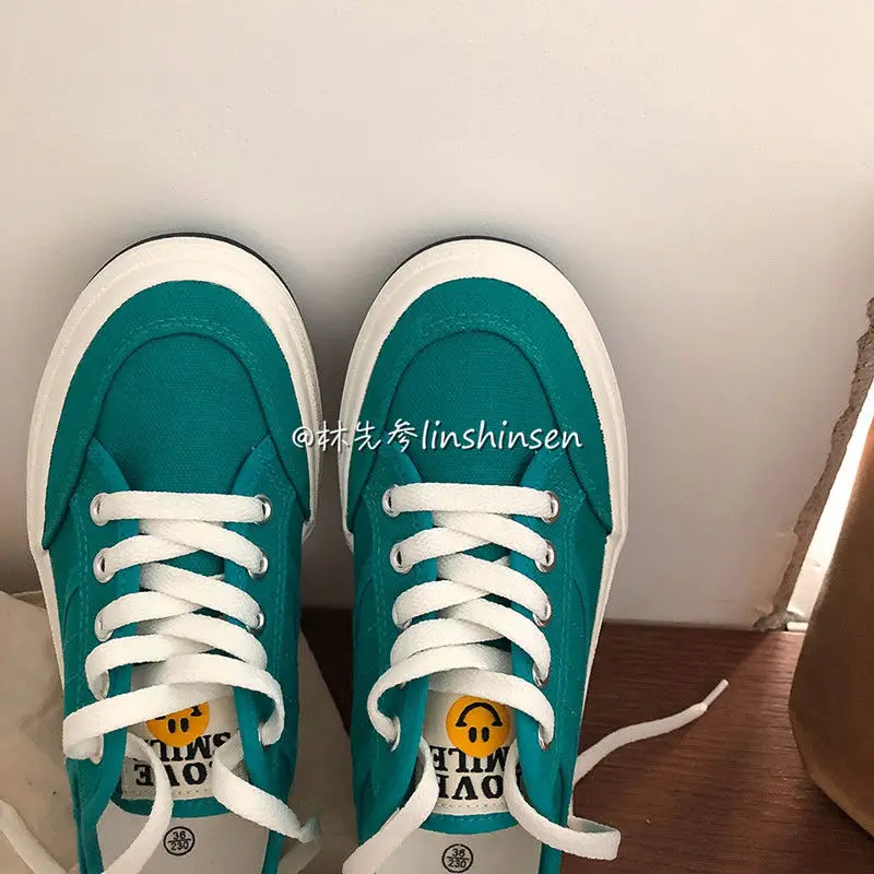 

Deeptown Women's Sneakers Kawaii Shoes Harajuku Fashion Casual Vulcanized Flats Running Spring Running Athletic Dropshipping