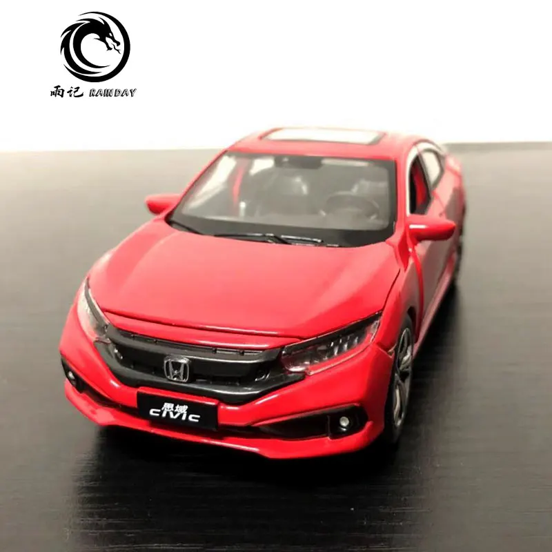 3 шт./партия JK 1/32 масштабная модель автомобиля игрушки Япония Honda Civic звук и свет литья под давлением Металл тянет назад модель автомобиля игрушка