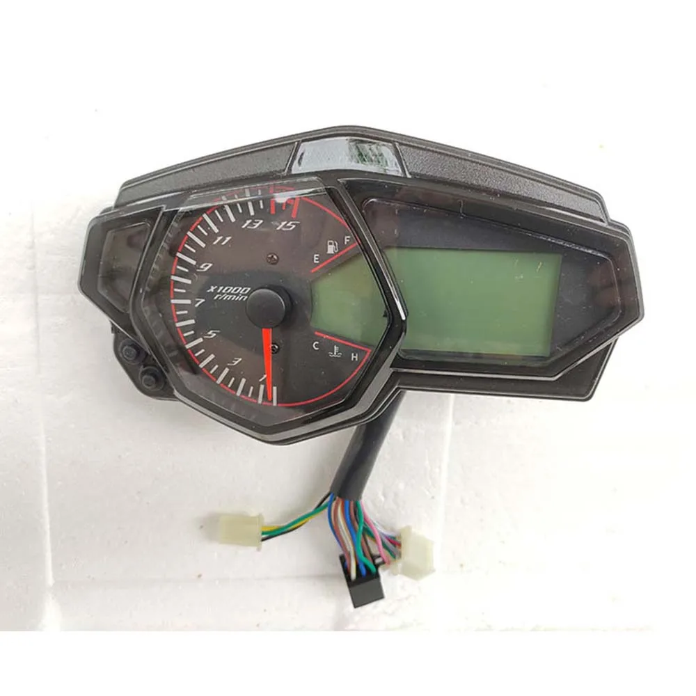 15000 RMP Motorcycle LCD Meter Speedometer For YAMAHA YZF R3 Adjustable Water Temperature Meter Oil Gauge 199 km/h