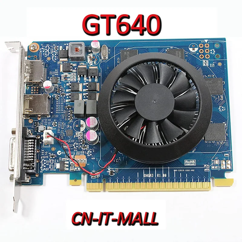 Used Original NVIDIA GeForce GT640 1G GDDR5 128bit Video Cards GT 640 DVI+DP+HDMI