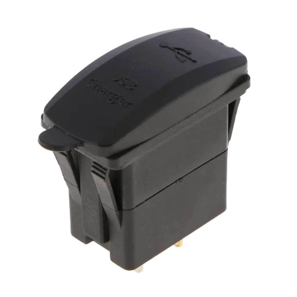 

Автомобильный морской катер MagiDeal, 12 В, светодиодный вольтметр, двойное зарядное устройство USB, клавишный переключатель для лодки, аксессуар...