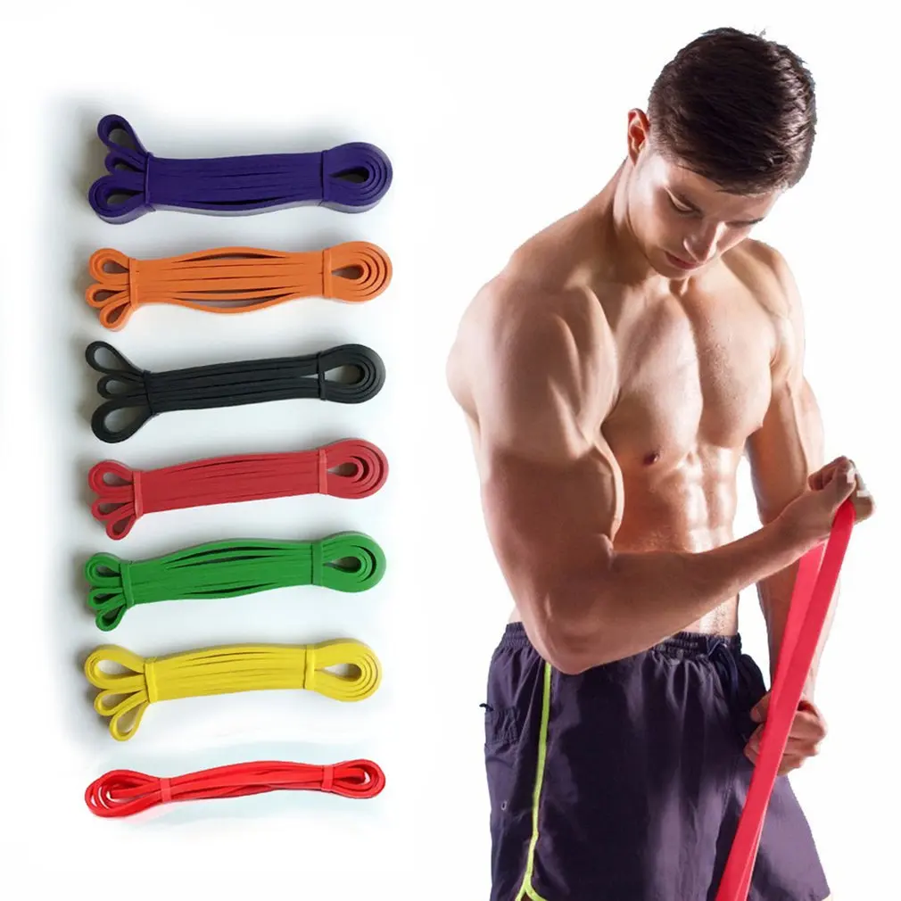 

Strength Training Fitness Resistance Band Exercise Strength Equipment Highly Elastic Natural Latex Band Training Expander Unisex