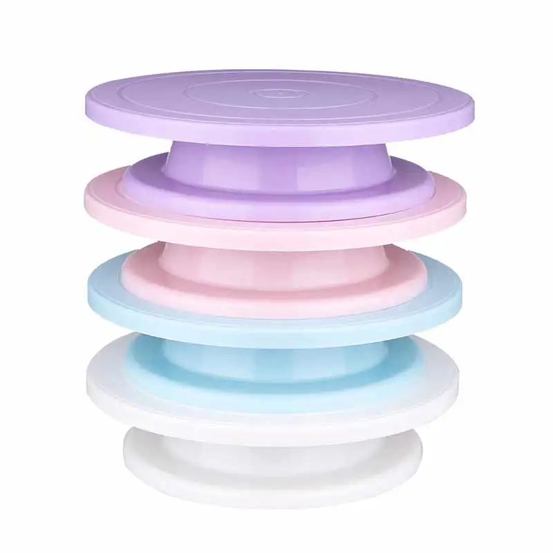 

DIY Plastic Cake Turntable Baking Cake Plate Rotating Round Cake Decorating Cream Tool Kitchen DIY Pan Baking Accessories Tools