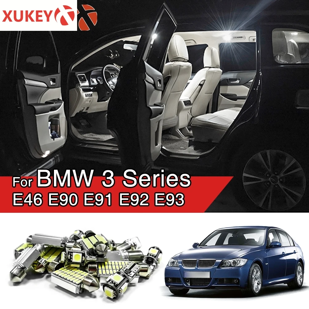Светодиодный комплект для внутренней лампы BMW 3 серии E46 E90 E91 E92 E93 M3 1997 2013 купольный