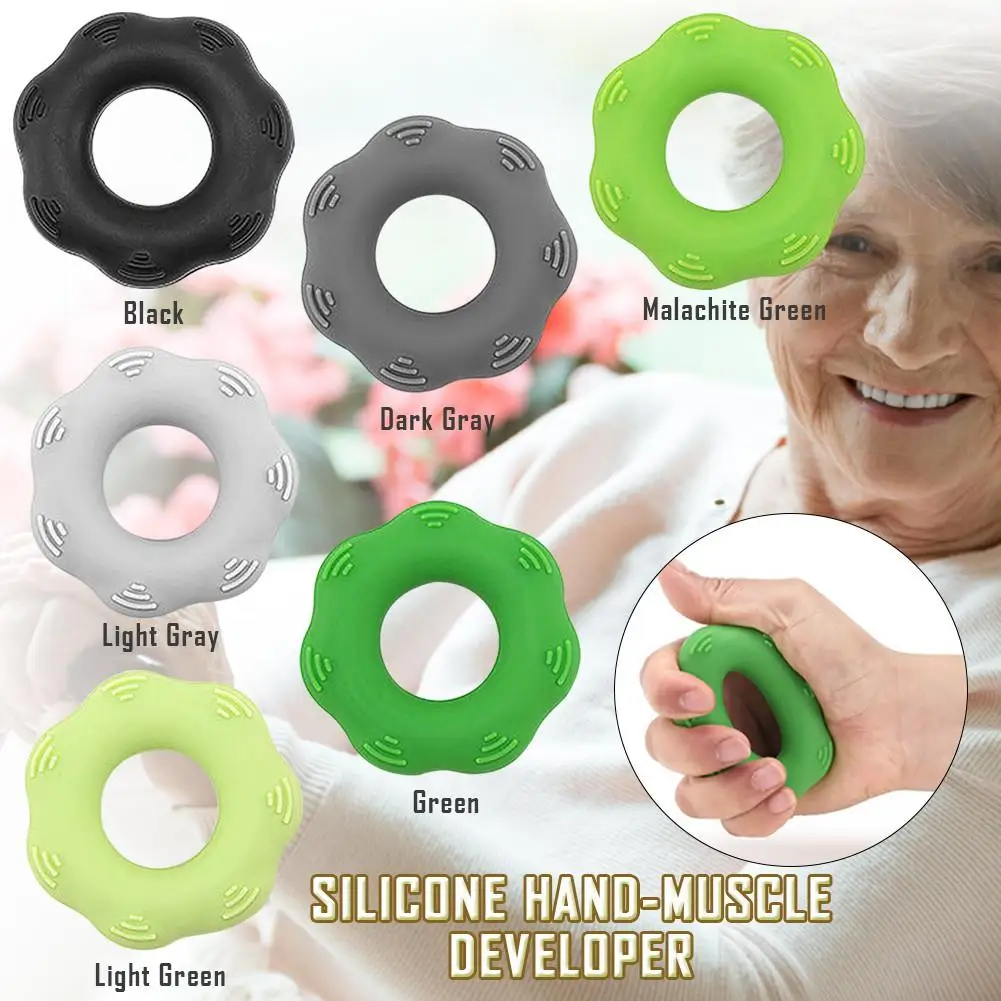 Силиконовое массажное кольцо для рук и мышц с измерителем | Спорт развлечения