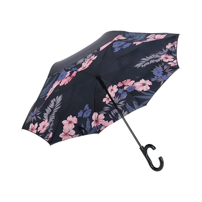 Comprare Ombrello Antivento Per Donna Pioggia Ombrello Inverso Carino Invertito Spedizione Gratuita Ombrellone Damska Parasole Per Bambina EA6CBS