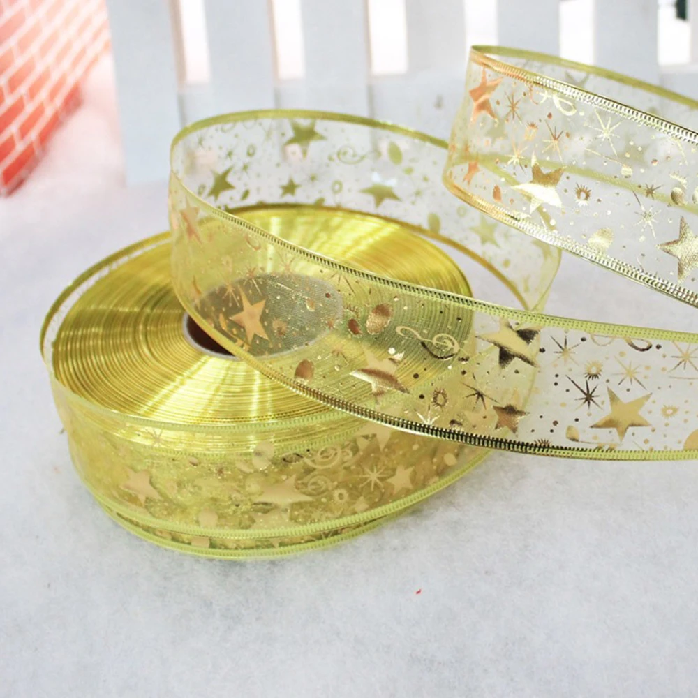 200 см/Набор DIY ленточный желоб Рождественская лента для рукоделия елка украшения
