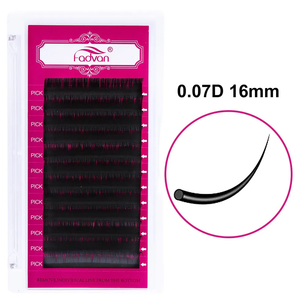 Fadvan макияжные ресницы оптом 25 мм lLashes индивидуальные косметические из