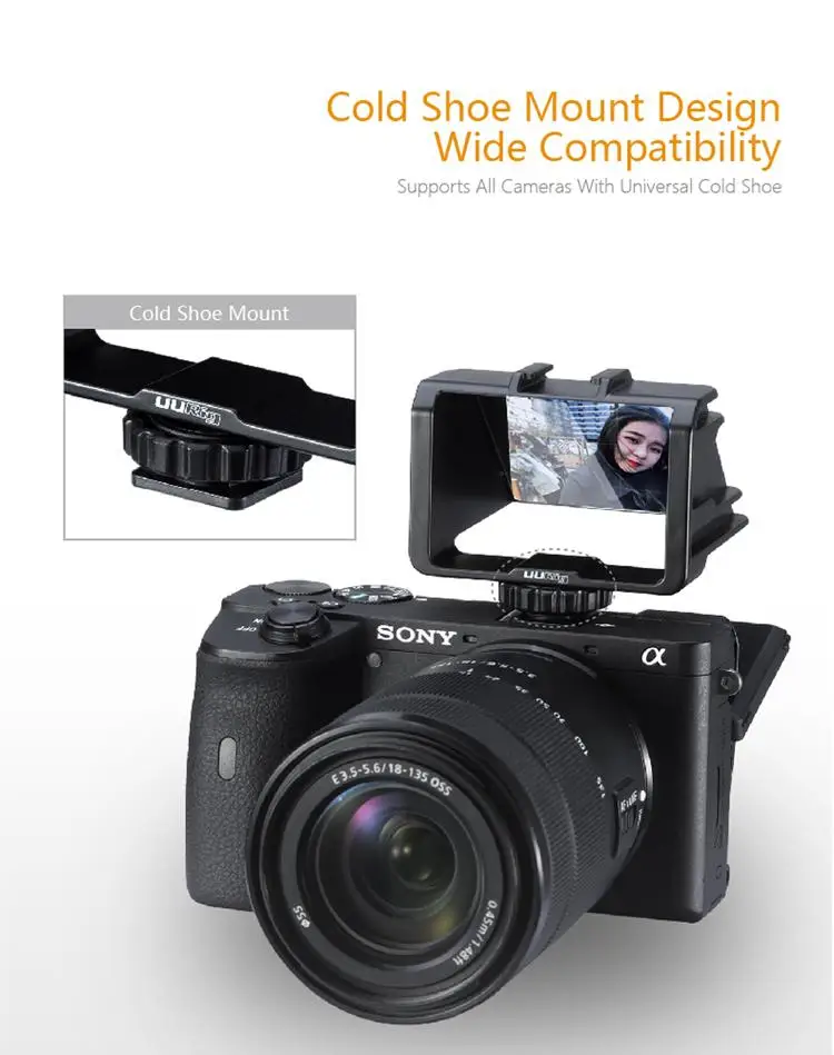 Пластиковая откидная крышка для селфи Sony A6500 / 6300 A7M3 A7R3 Nikon Z6Z7 решение