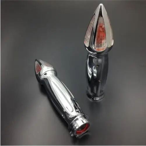 1 &quot25 мм ручки на руль янтарные W/поворотные огни универсальные мотоциклетные для