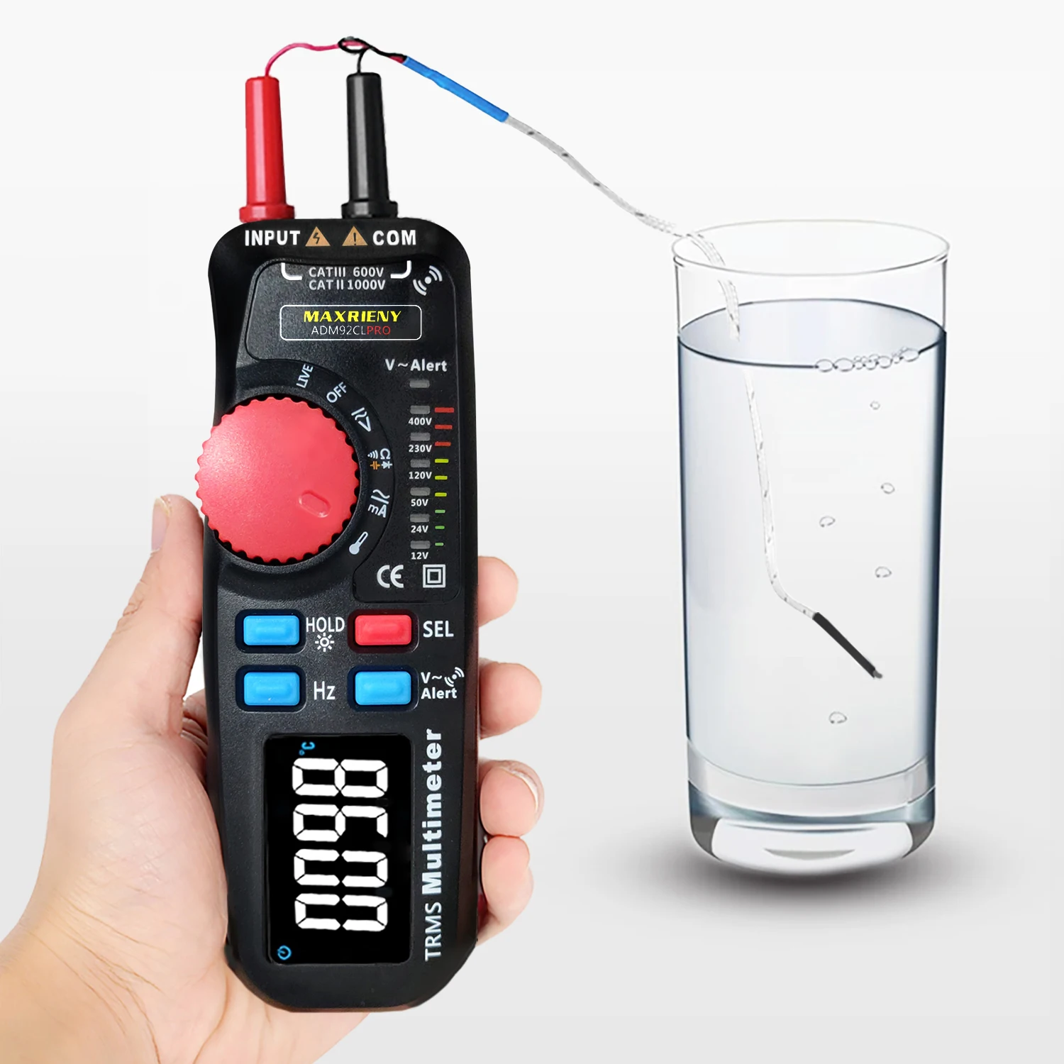 Мультиметр ADM92CL PRO измеритель частоты и емкости с поддержкой передачи данных |