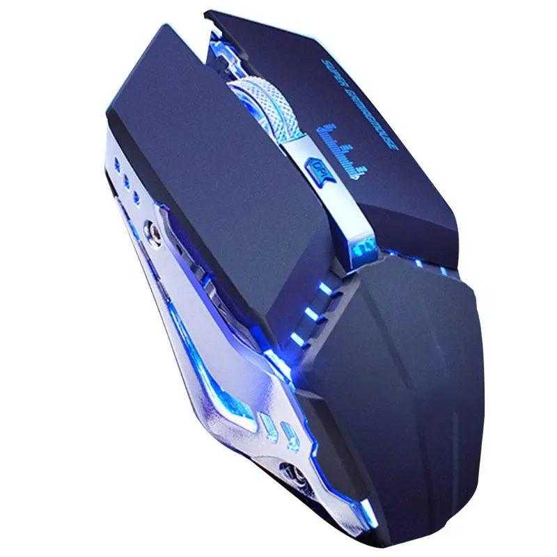 

2.4GHz USB Wireless Rechargeable Mechanical Gaming Mouse Silent Optical Mouse