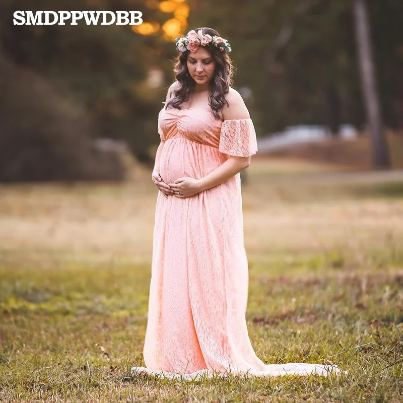 Платье для беременных реквизит фотосъемки белое кружевное сексуальное платье