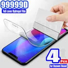 Гидрогелевая пленка 4 шт., Защитная пленка для экрана Huawei P30 Pro P20 P40 P Smart Z 2019 Mate 20 Honor 10 Lite 9 9X 8X 20, защитная пленка
