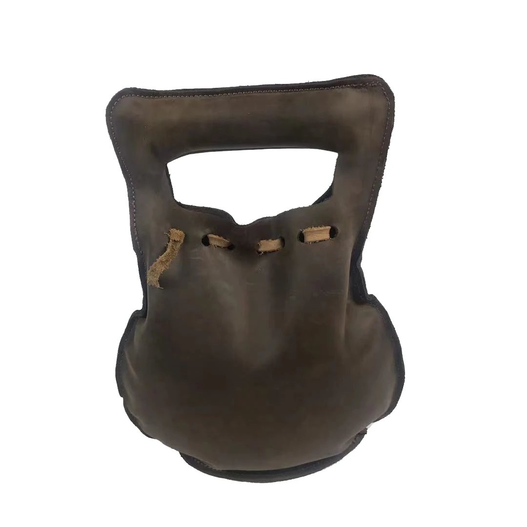 

Кожаный кетлбелл для домашних тренировок в помещении