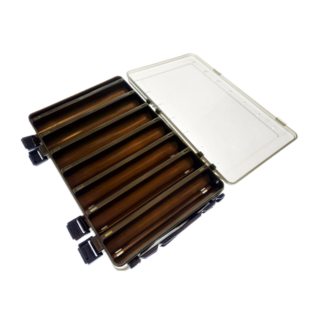 Двухсторонний рыболовный прикорм кальмаров приманки Коробка крюк ящик для