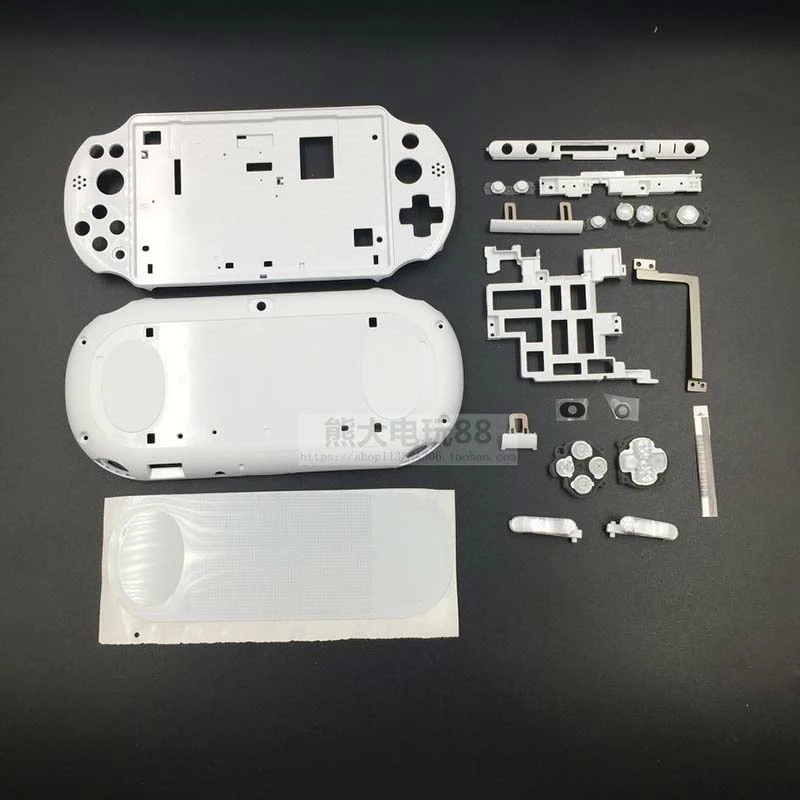 Черная/белая оболочка чехол Корпус Передняя Лицевая панель Обложка полные