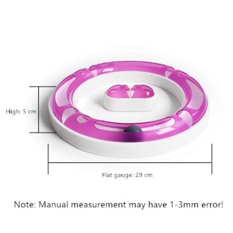 

Pets Interactive Playing Toy For Cats Kittens Pet Cat Senses Training Toy Supplies Adjustable Pet Cat DIY Track Ball Toys