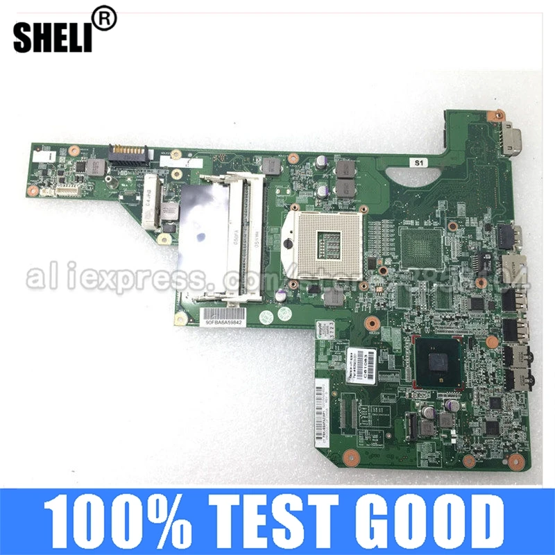 

Материнская плата SHELI для HP G62 G72 CQ62, модель 605903-001 605903-501 605903-601 HM55 UMA DDR3