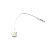 3 5mm jack aux to usb 2 0 charger data sync audio adapter cable for apple ipod shuffle 3rd 4th 5th 6th gen mp3 mp4 player cord
