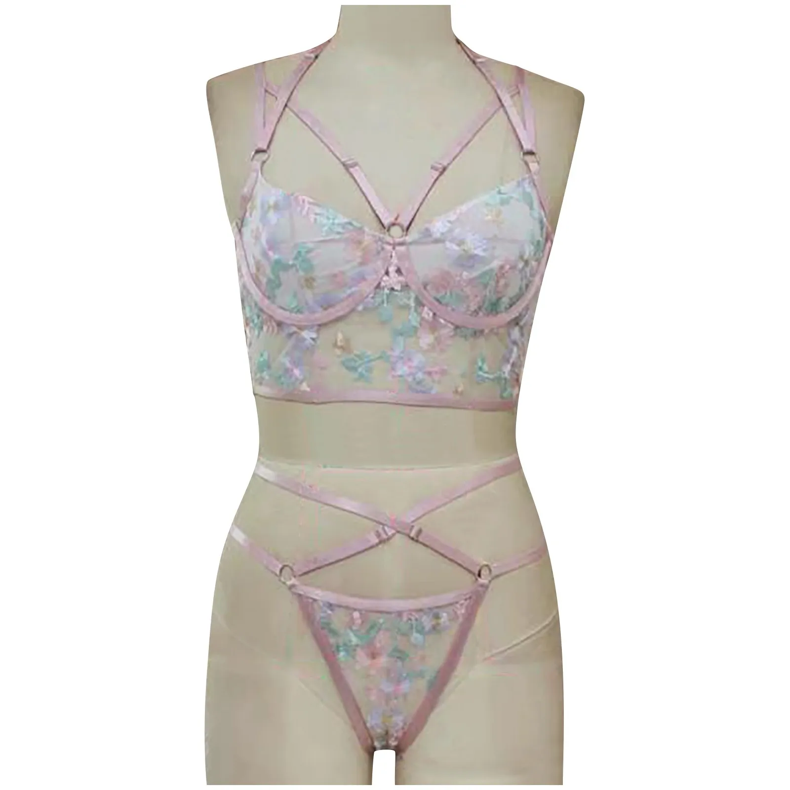 

Sexy G-string Lace Lingerie Thong Sleepwear Pajamas New Fashion Women Chest Cush Fashion Women Valentines Day Nightwear Lenceria
