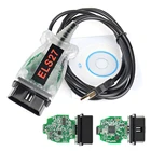 VSTM ELS27 сканер FORScan, зеленая печатная плата PIC24HJ128GP + FTDI микрочип, многоязычная поддержка ELM327 J2534 для FordMazda