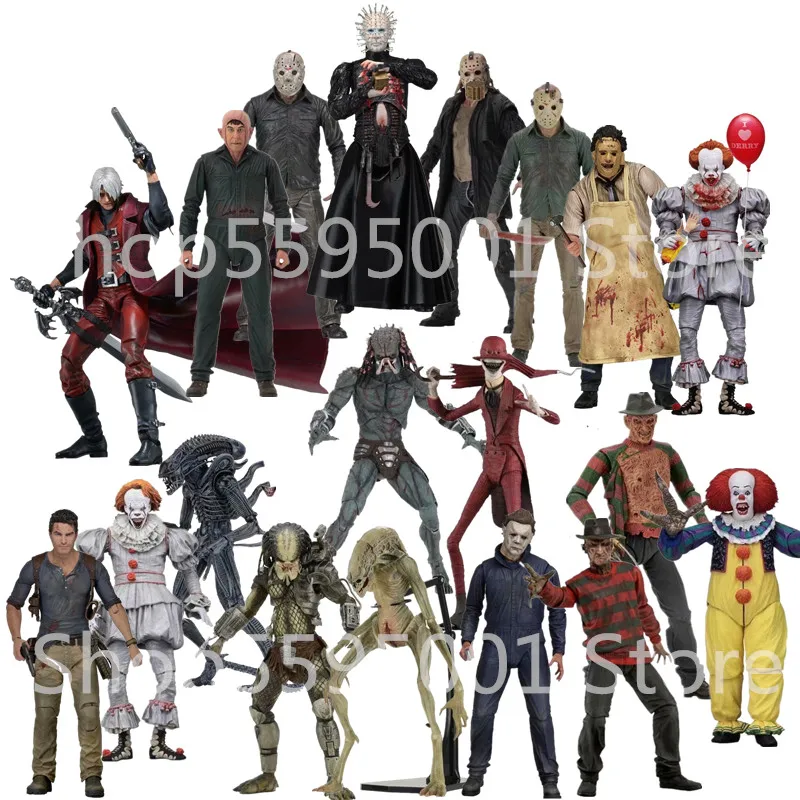 Neca Фредди Джейсон Хэллоуин Майкл Майерс хорошие парни T 800 pennywise бензопила