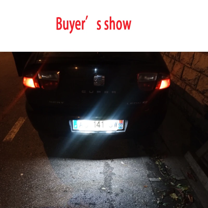 Для Seat Leon 1 м 2004-2009 светодиодный номерной знак для Altea Arosa Cordoba MK1 MK2 для Ibiza светодиодный o 5P светильник
