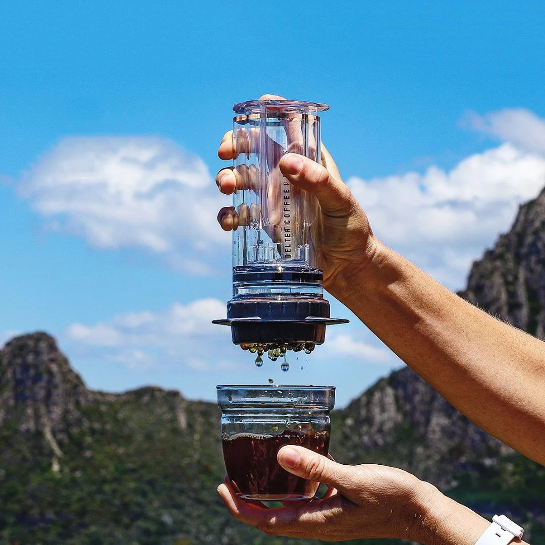 

Delter Coffee Press Coffee Maker Hand Drip Coffee Pot Travel Companion for Coffee Brewing Hand Portable Coffee Machine BPA FREE