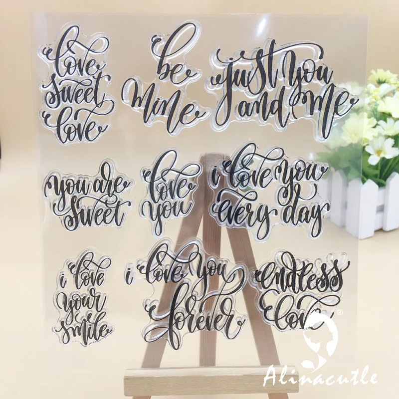 Прозрачные штампы Be Mine DIY для скрапбукинга альбома бумаги ремесла резиновый