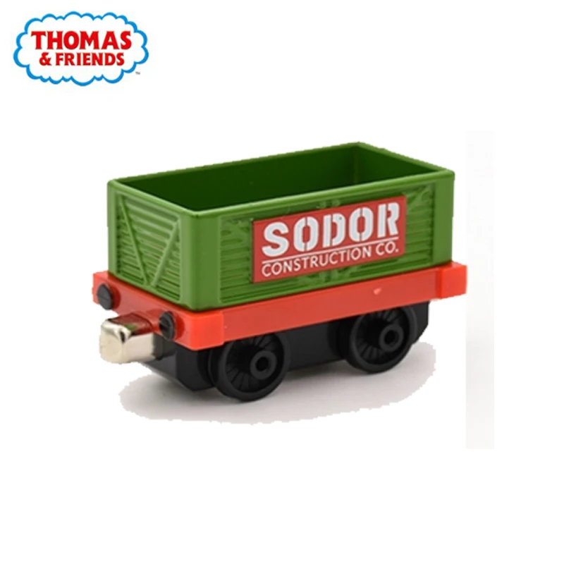 Green car Томас и Друзья трек аксессуары электрический локомотив 1:43 Универсальный детский торт ко дню рождения украшение игрушка сувенир коробка для хранения - Цвет: Green car