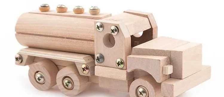 Детский деревянный тоннель блоки автомобиля/diy части Автопогрузчик Танк самолет с дрелью мальчик обучающая игрушка