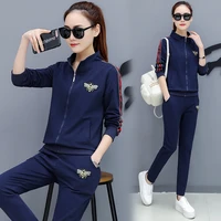 tracksuit two piece set 2 piece sets outfits pants lounge wear korean fashion fall clothes for women 2021 autumn long sleeve