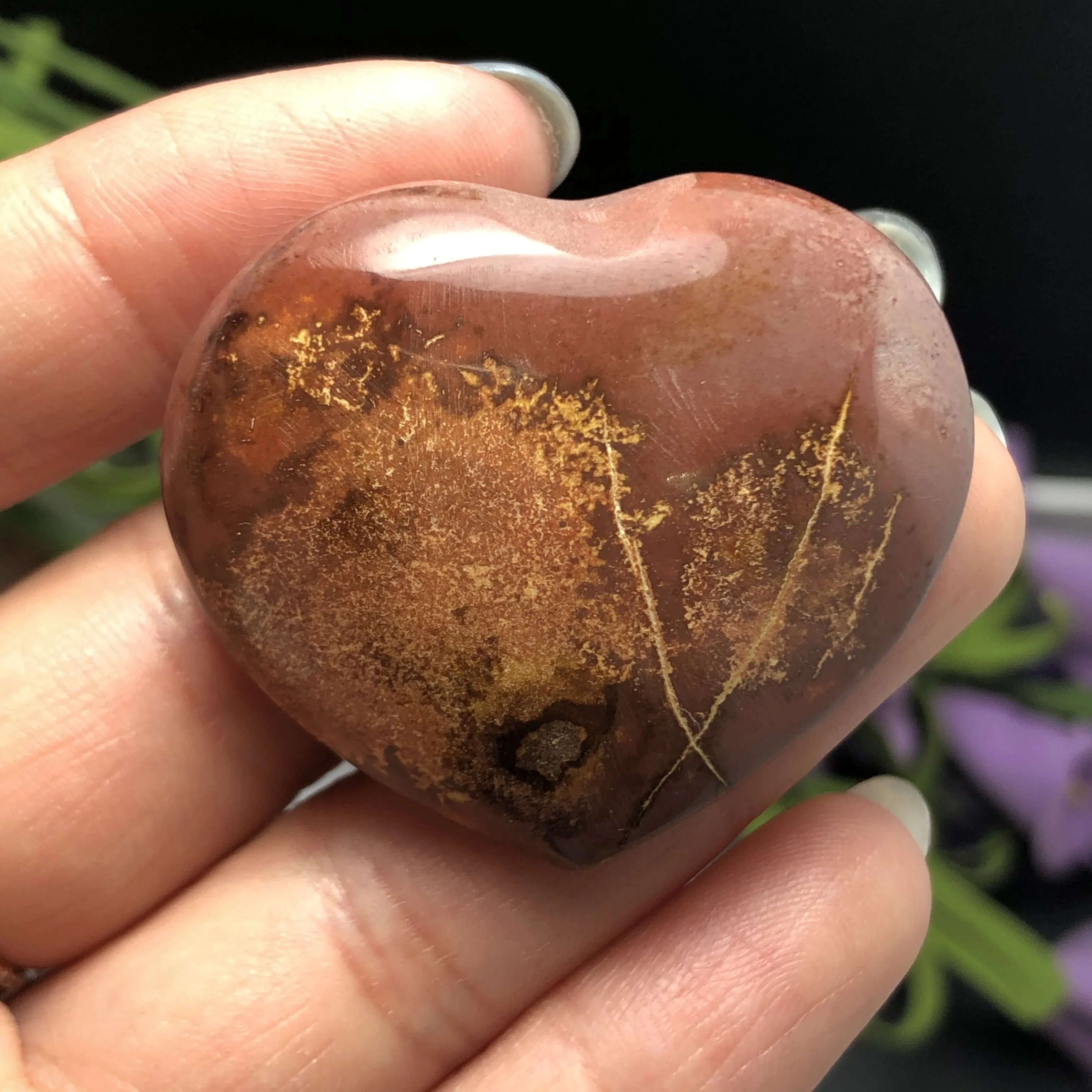 Красивый искусственный кристалл сердце любовь камень мечта Исцеление в