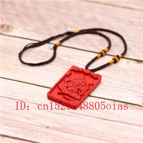 Ожерелье с подвеской в виде слона и Бога китайская природная Красная планета