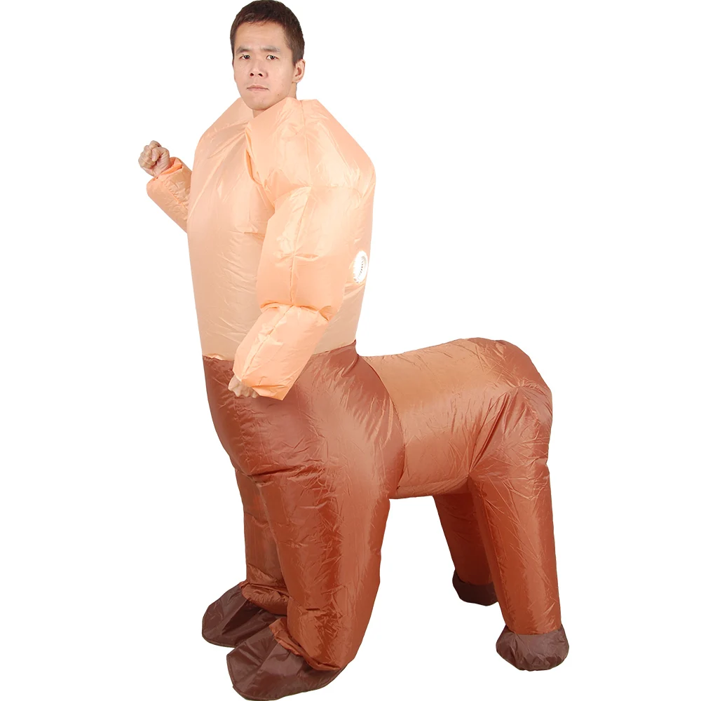 

Centaur Inflatable Costumes Halloween Costume For Adult Men Women Fancy Dress Suit Orcs Horse Inflatable Costume Air Blow Up