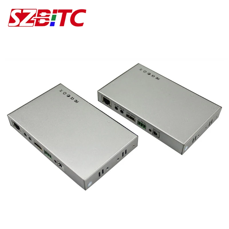 SZBITC 100 м HDBaseT HDMI удлинитель 4K2Kcat5e/6 с двойной мощностью 3af/POE DC12V 3D Ethernet ИК