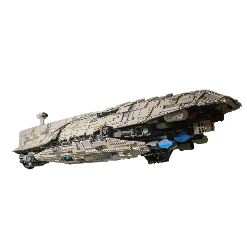 

MOC UCS GR-75 Transport Cavegod Rebel Spaceship Building Blocks Kit Space Wars Battle Fighter Toys For Children Birthday Gifts