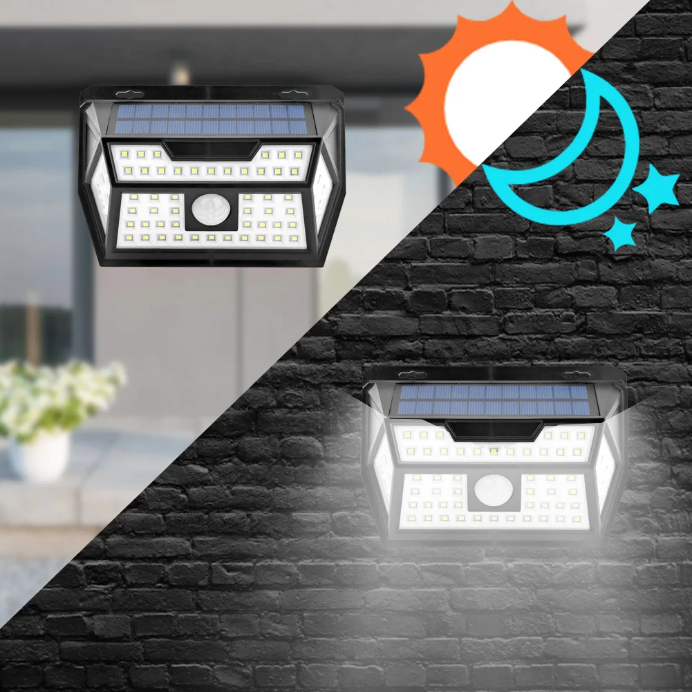 

Садовая лампа, водонепроницаемый солнечный светильник, уличная лампа, светодиодный четырехсторонний светильник на солнечной батарее, наст...