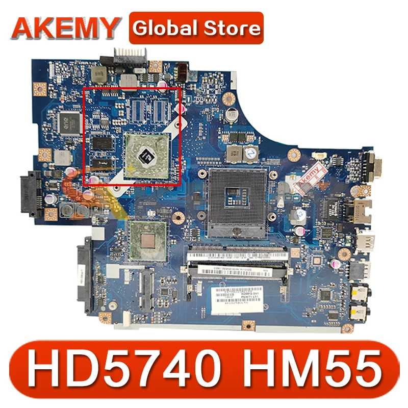 

DDR3 для ноутбука Acer aspire 5741 5741G материнская плата MBWJR02001 Новинка 70 фотоэлементов HM55 HD5740 протестирована ОК