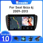 Srnubi Android 10 автомобильное радио для Seat Ibiza 6j 2009 2010 2011 2012 2013 мультимедийный видеоплеер навигация GPS 2 Din Стерео DVD