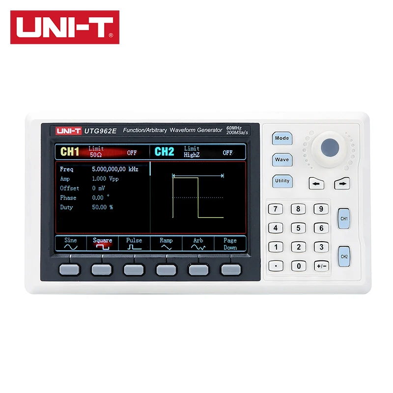 UNI T UTG962E функция/генератор произвольной формы выходная частота диапазон: 1μHz