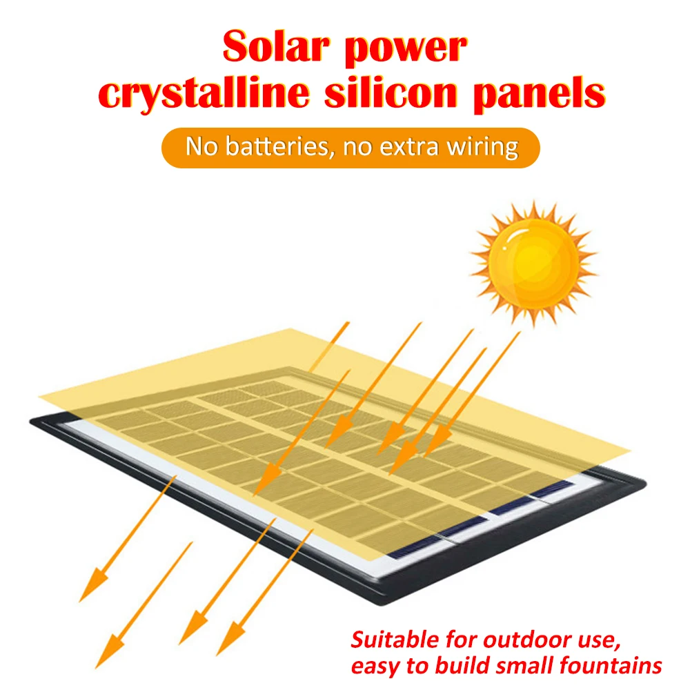 Солнечная энергия садовый фонтан водяной насос пруд бассейн аквариумный