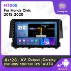 Автомобильный DVD-плеер DSP RDS для Honda Civic 2015 -2018 2019 2020, автомагнитола, мультимедийный видеоплеер, навигация GPS, Android 11,0, без dvd, 2din