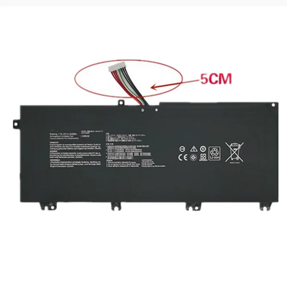 15 2 64WH B41N1711 Аккумулятор для ноутбука Asus ROG Strix GL703VD GL703VM GL503 FX503VM FX63V ZX63V GL503VD GL503VM |