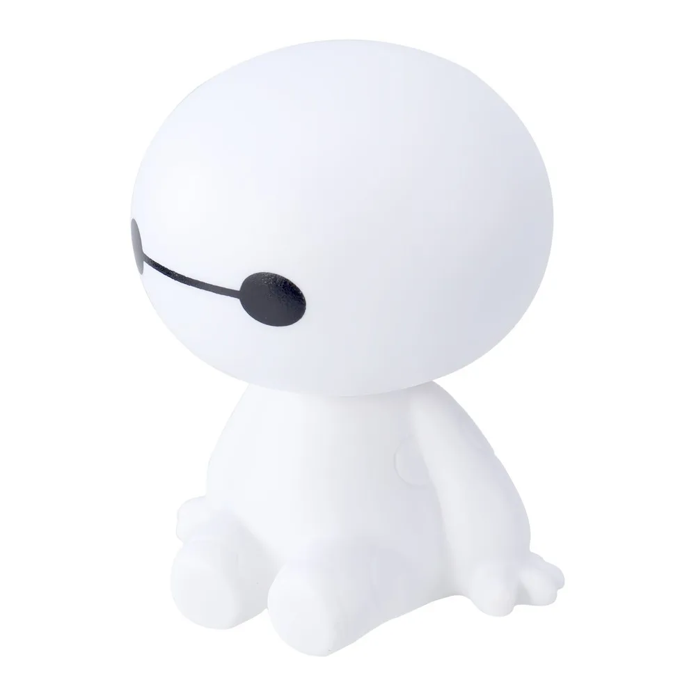 

Cute Baymax Robot Shaking Head Doll Car Interior Decorations Cartoon Plastic Auto Decor Access